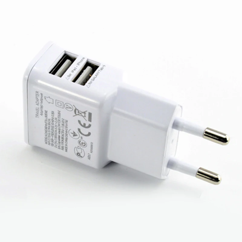 Overfly Универсальное зарядное устройство для мобильного телефона двойной USB ЕС