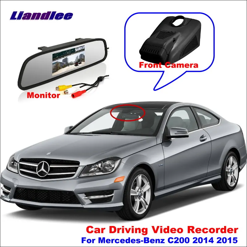 

Liandlee Car DVR Front Camera Driving Video Recorder Mirror Monitor For Mercedes Benz C200 W205 2014 2015 HD AUTO CAM