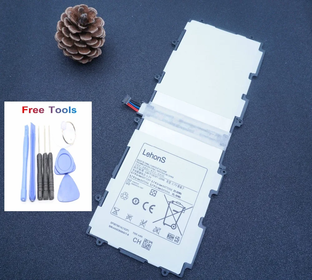 LehonS 7000 мАч запасная батарея для планшета Samsung Galaxy Tab 2 Note 10 1 P5100 P5110 N8000 SP3676B1A (1S2P) с