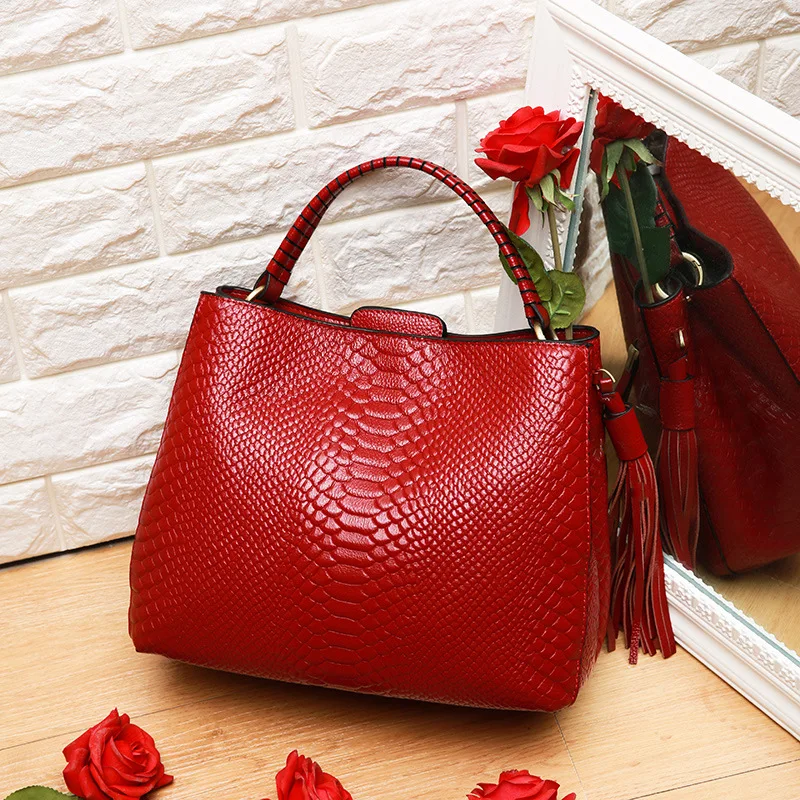 2018 Real Leather Bag Cow 100% Genuine Handbag Cross body Elegant Buckle Brand Fashion Woman Shoulder bags | Багаж и сумки