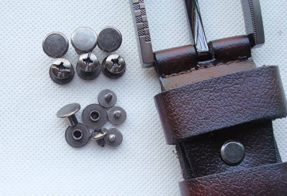 Leather Belt Screws,solid Chicago Screws 10*6mm,bag Buckle S