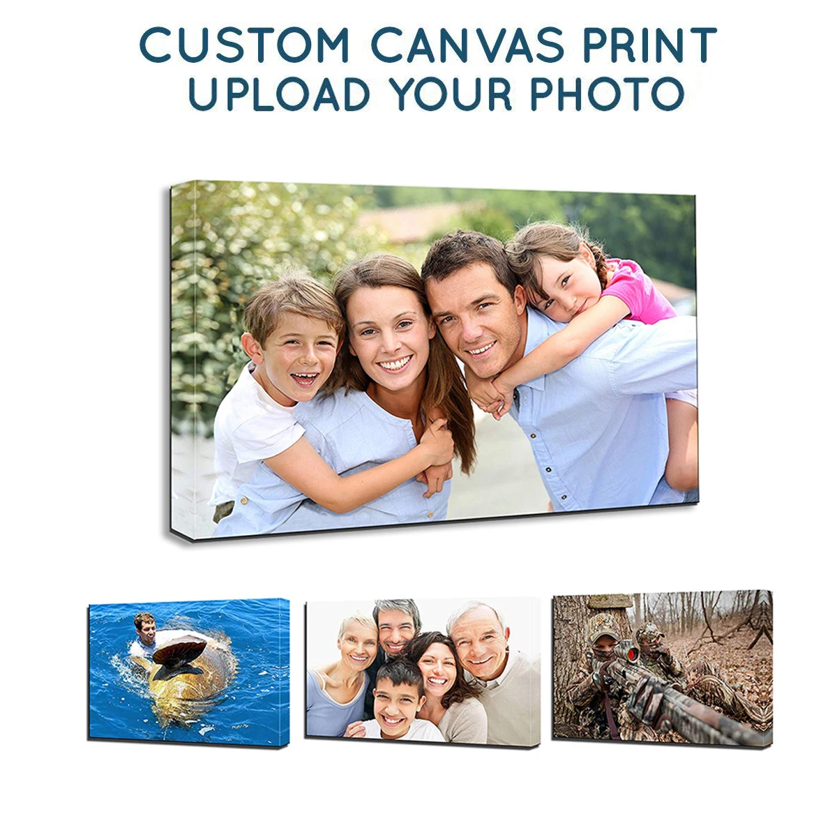 

Easy Custom Canvas Prints With Your Photos Wall Art Pictures Digitally Printed Poster Great Gift for Living Room Home Decorative