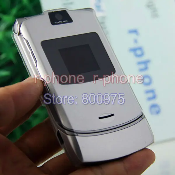 Refusbiehd оригинальная Motorola Razr V3 мобильный телефон разблокирован 2G GSM разблокирована