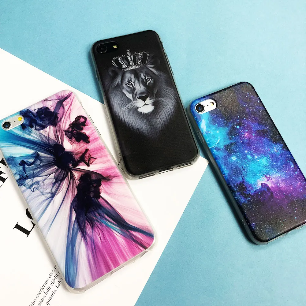CASEIER 2018 телефона чехол на айфон 7 6S 6 5S Звездный Лев для iPhone X 8 Plus SE 5 случаях