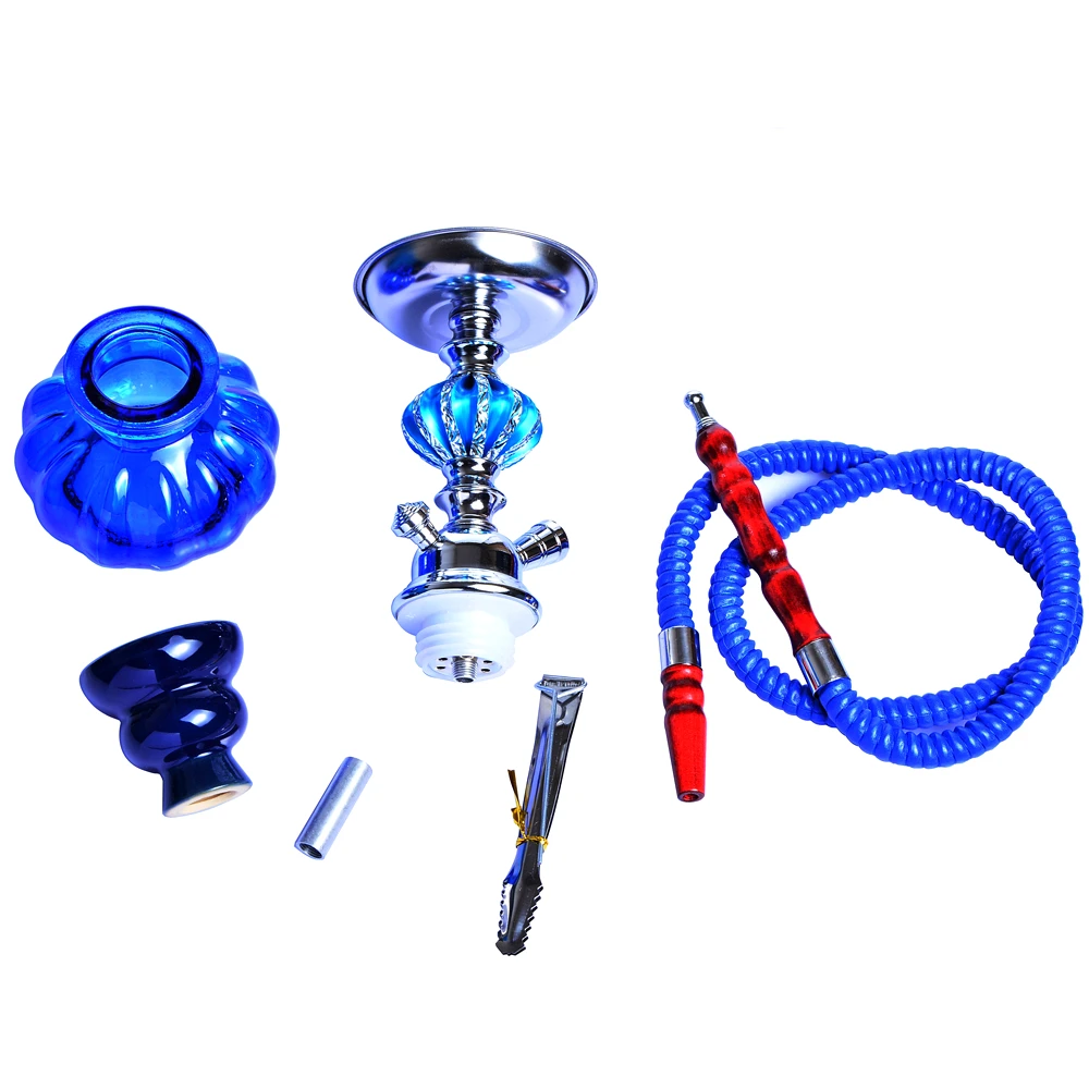 4 цвета стеклянная Шиша кальянная Трубка Набор с керамической чашей Sheesha синтетический кожаный шланг металлический уголь щипцы Chicha инструменты для наргиле