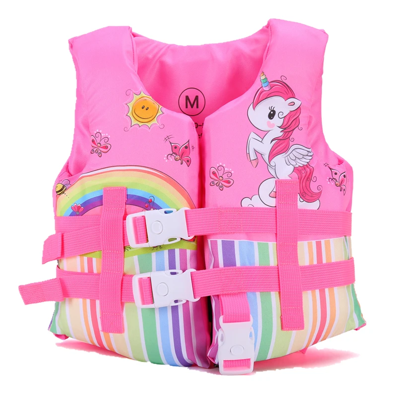 2021 Kids Life Vest Floating Girls Jacket Boy Swimsuit Sunscreen Floating Power Swimming Pool Accessories for Drifting Boating images - 6