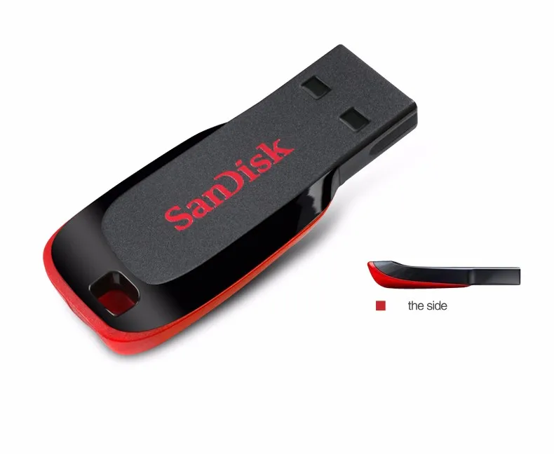 SanDisk USB Flash Drive CZ50 USB 2.0 128G 64G 32G 16G 8G Mini Car USB Stick Pen Drive PenDrive Support Official Verification