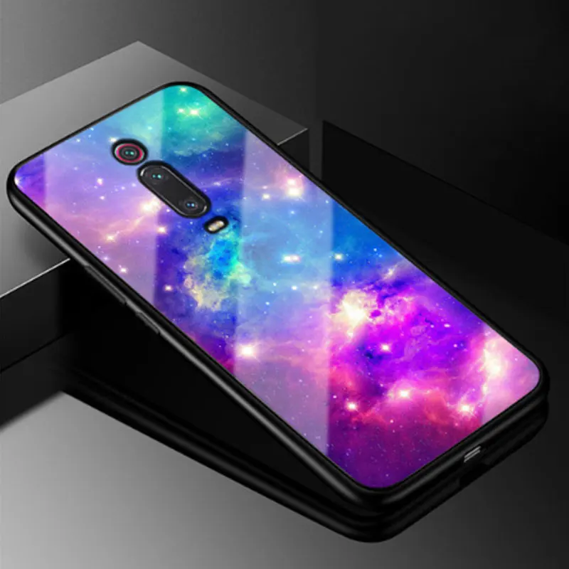 Чехол для Xiaomi mi 9 T Pro, жесткий чехол из закаленного стекла для Xiaomi mi 9 T, мягкий бампер из ТПУ для mi 9 T 9 T Pro mi 9TPro Coque