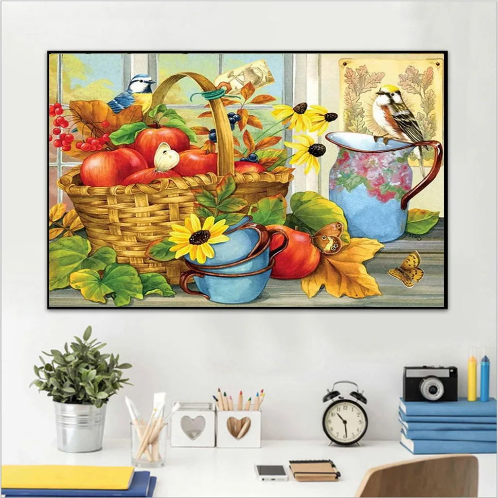 Pictures By Numbers Diamond Embroidery Paintings Rhinestone Pasted DIY Painting Cross Stitch 5D Vintage Poster 19May20 P35 | Дом и сад