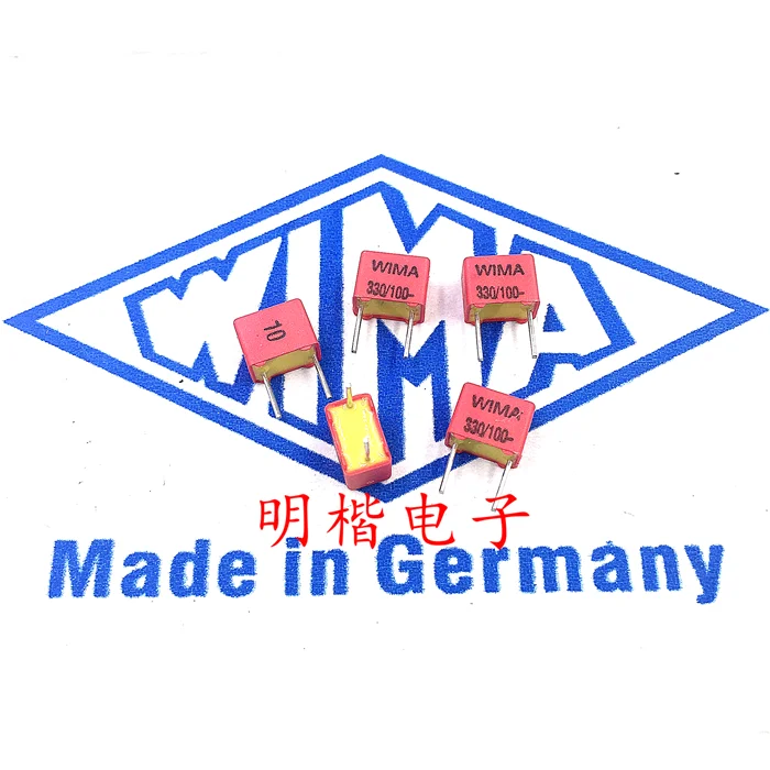 10 шт./30 шт. WIMA Германия конденсатор FKP2 100V 0 00033 мкФ 100V331 330PF шаг 5 мм Бесплатная
