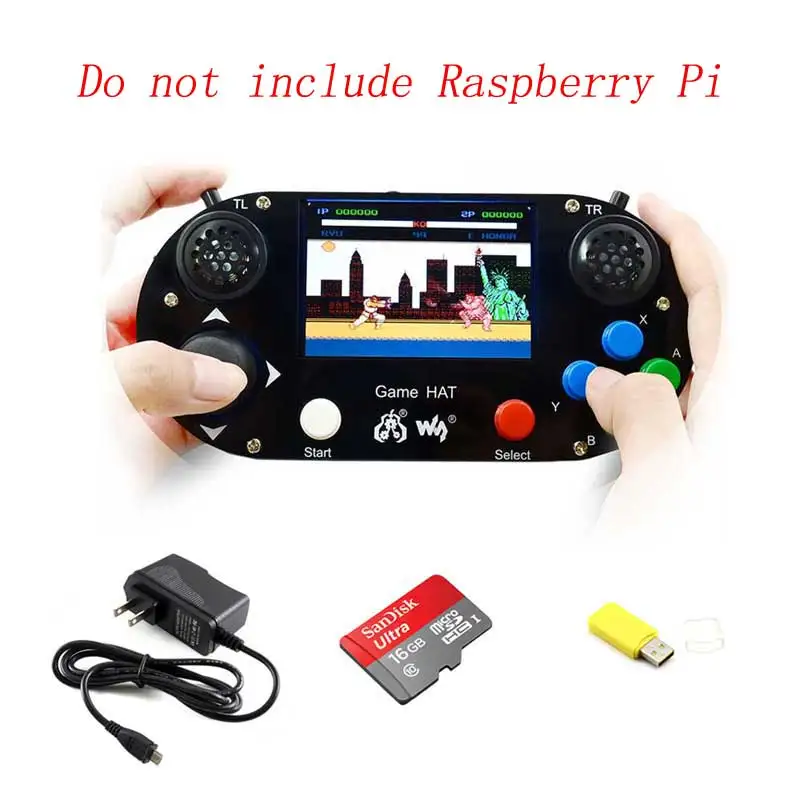 Raspberry Pi 3B + игровой ЖК дисплей 3 5 дюйма HDMI геймпад на плате для 4B/2B zero w RetroPie с чехлом
