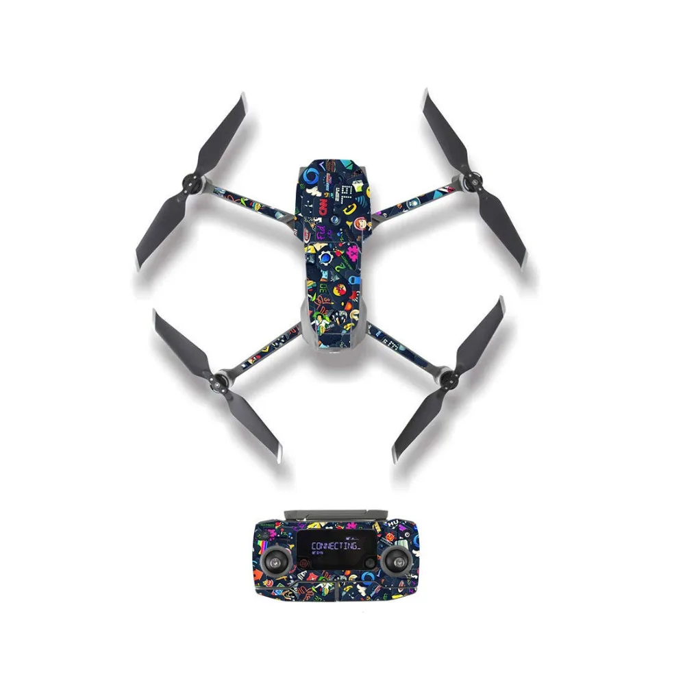 Камуфляжная Виниловая наклейка для аккумулятора водонепроницаемая DJI Mavic 2 PRO/Mavic