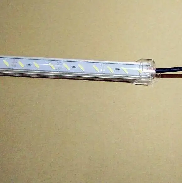 100 см 72 * (двойные чипы) SMD 8520 led бар свет 1 м супер яркий 12В LED жесткая полоса лампа + U