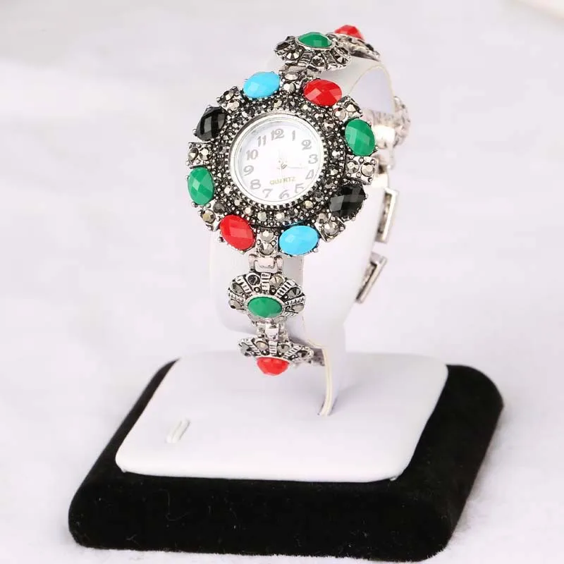 Золотой Круглый браслет из смолы Индии со стразами наручные женские ювелирные