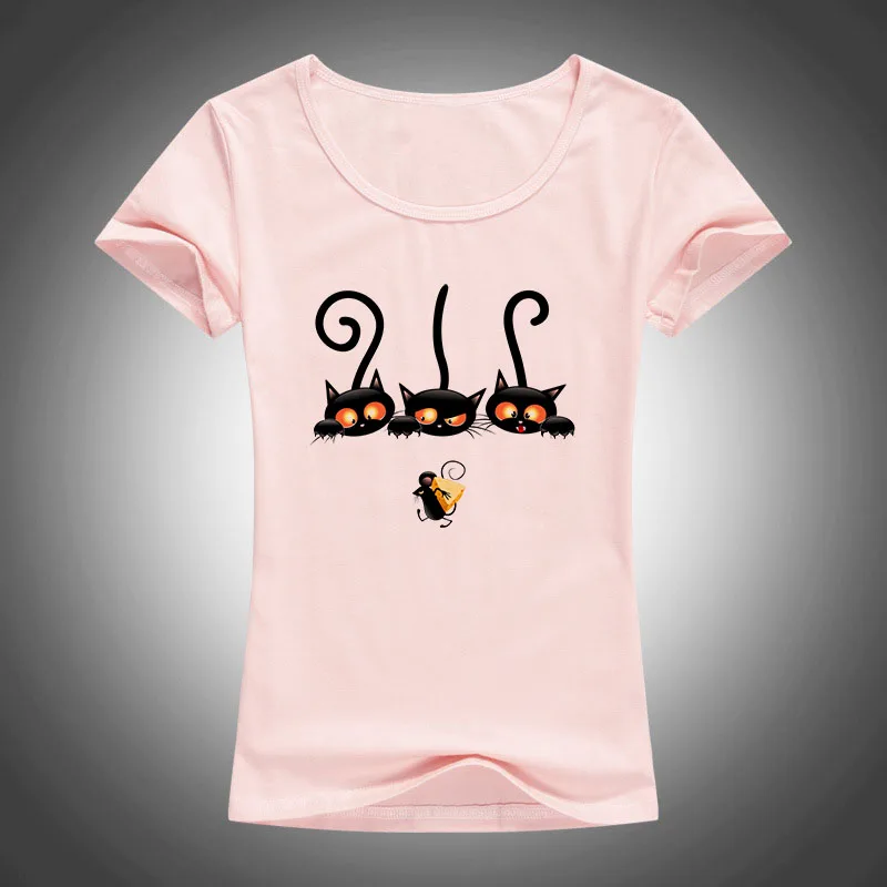 Женская футболка с короткими рукавами и круглым вырезом хипстерская рисунком