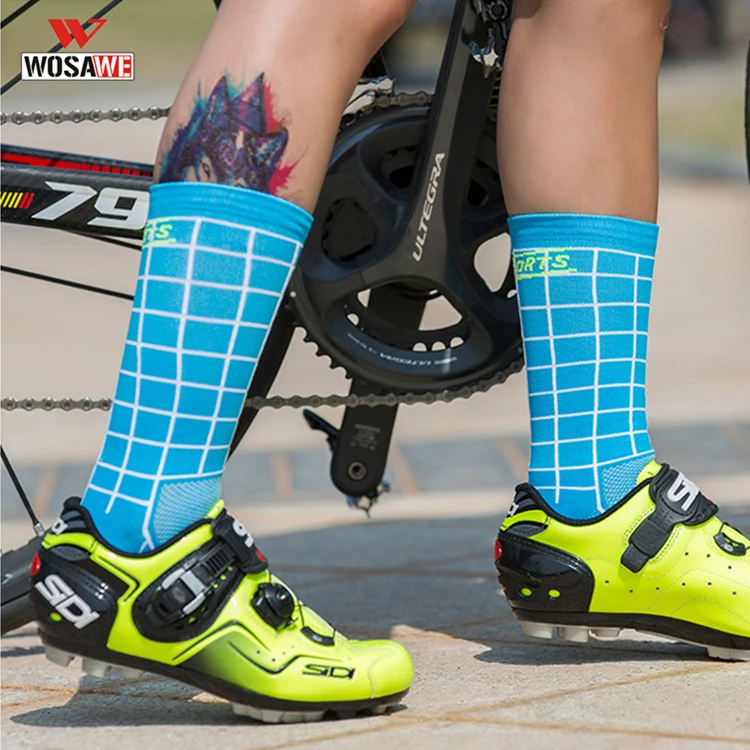 WOSAWE спортивные носки до колена летние для езды на велосипеде футбола дезодоранты