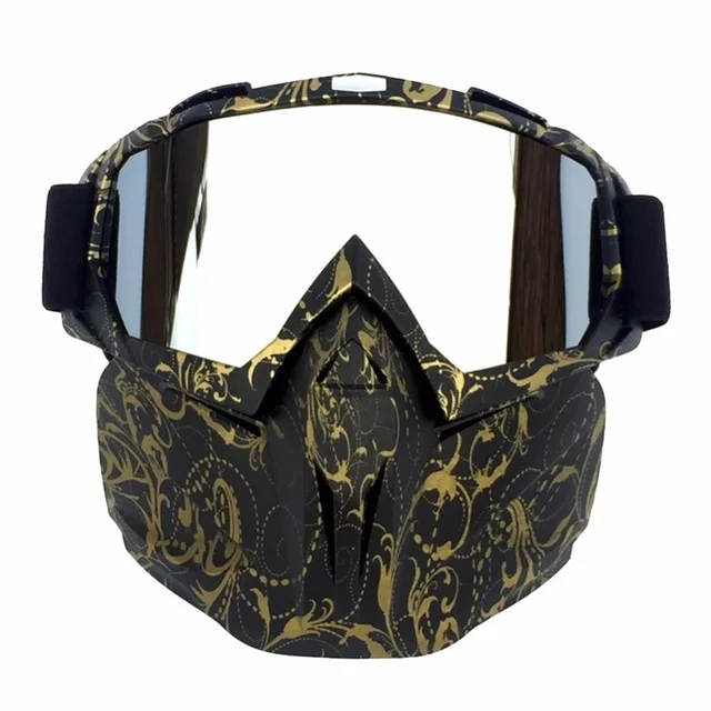 Camouflage Лыжные очки, Зимние виды спорта, сноуборд, снегоход, ветрозащитные лыжные очки, маска для лица, очки, Песочная пыль, очки для мотокросса - Цвет: Camouflage