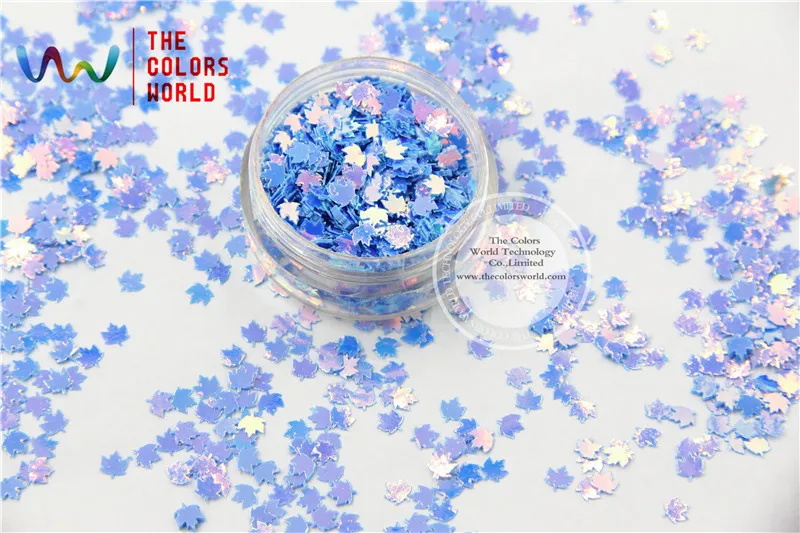 SFY04-9 Блестящие Блестки в Форме Кленового Листа 4 мм Размер блёстки для дизайна