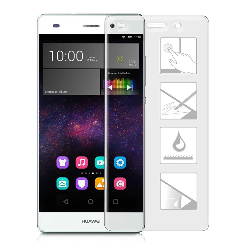 Взрывозащищенный защитный экран для Huawei P8 Lite Mini ALE-L21 Премиум Защитный чехол с