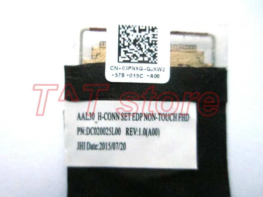 Оригинальный для ноутбука Dell Inspiron 17 5000 5755 5758 5759 LCD LVDS кабель 3PNXG 03PNXG Φ DC020025L тест