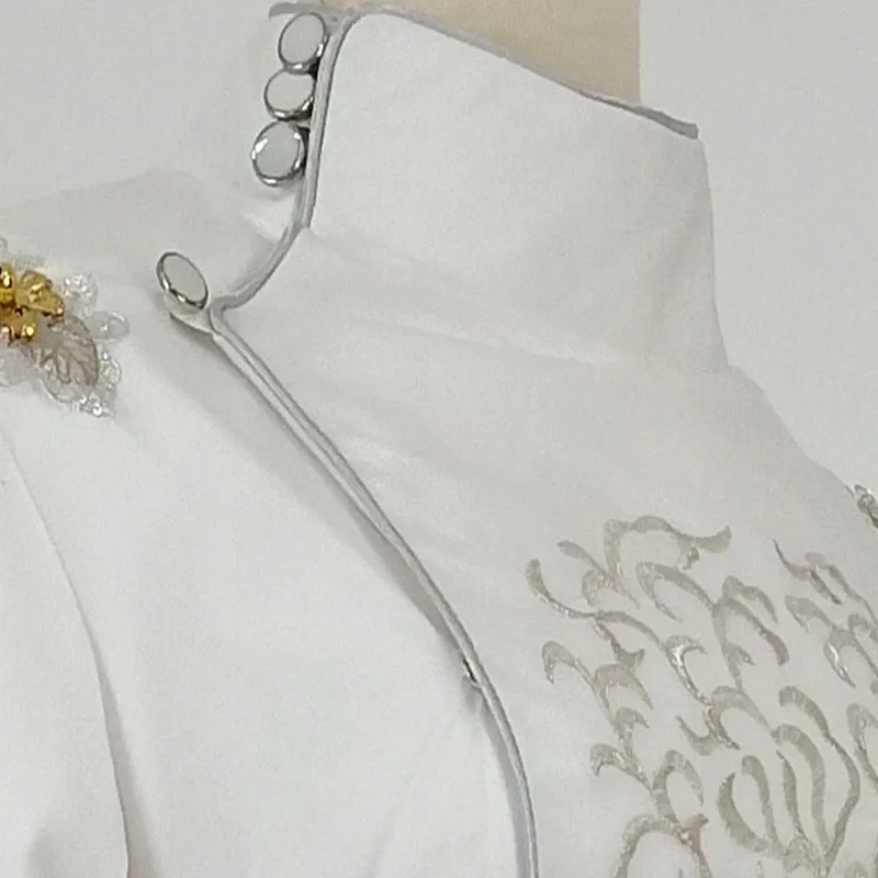 Цзин Тянь белый узкий рукав меч леди Hanfu для ТВ Играть король Блейз сценический Театральный Костюм женский Hanfu