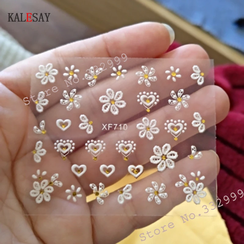 Наклейки для дизайна ногтей кружевные наклейки 3D на ногти красоты сделай сам 2019 |