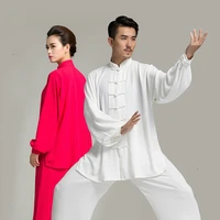 new mens and womens taijiquan clothing tai chi long sleeve uniforms kung fu performance clothing wushu clothing martial art