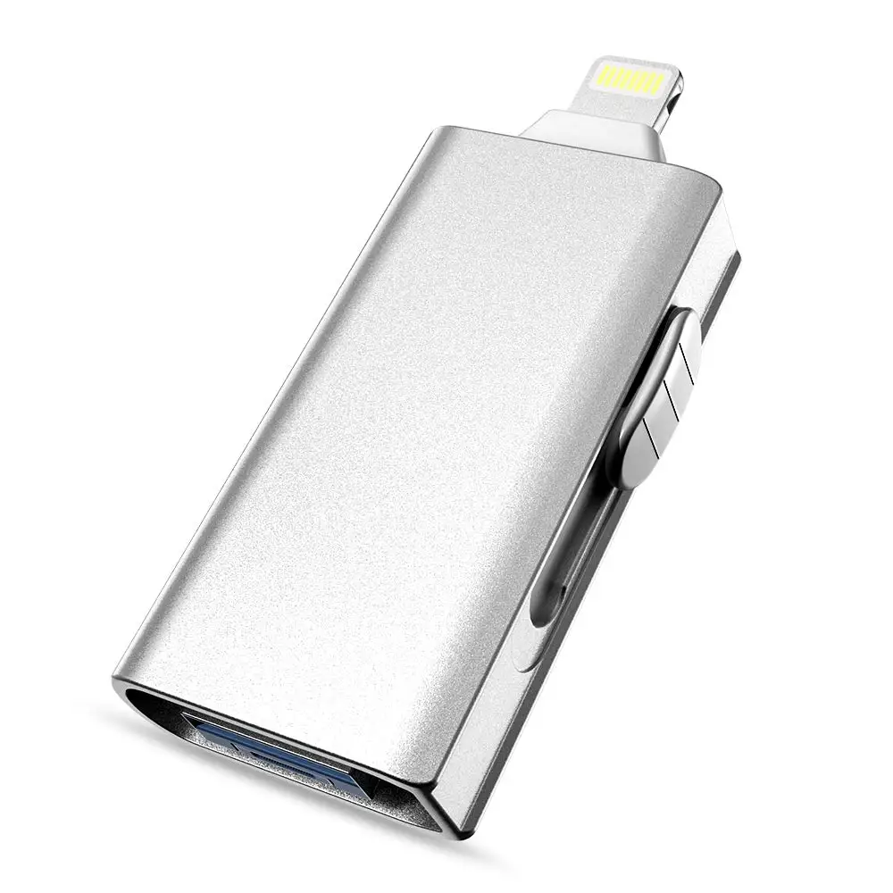 Новый Usb флэш-накопитель 3 0 HD OTG для iPhone X/XS/8/7/6/iPad /Android смартфон 256 ГБ 128 Гб 64 32 16 диск