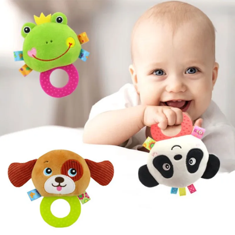 Baby Educational Toys Plush Rattle Animal Hand Bells Newborn Gift Designs BF09 |