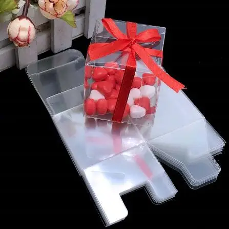 Пластиковые прозрачные коробки для украшений конфет игрушек 10 шт. A * см (A =