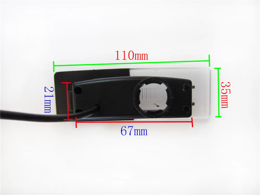 Беспроводные парковочные мониторы CCD светодиодная Автомобильная камера заднего