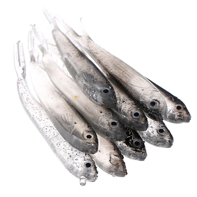 2 г Мягкая силиконовая Рыболовная Приманка Minnow морской пресной воды черви