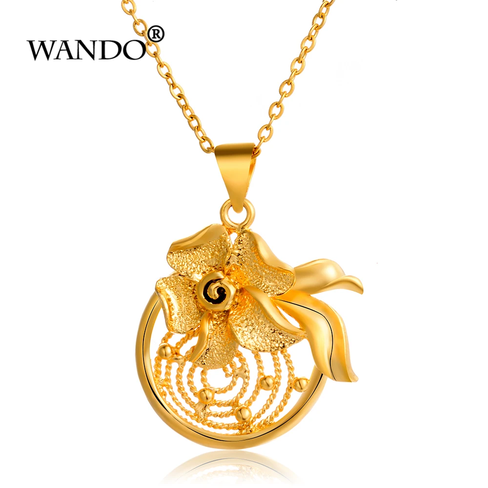 Ожерелье WANDO rose с подвеской женское ювелирное изделие для влюбленных подарок на