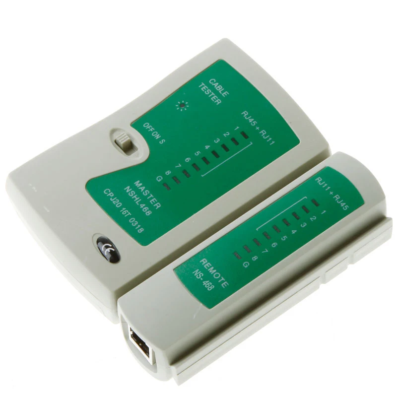 Сетевой Инструмент RJ45 сетевой Кабельный тестер Lan RJ11 PC ручной инструмент