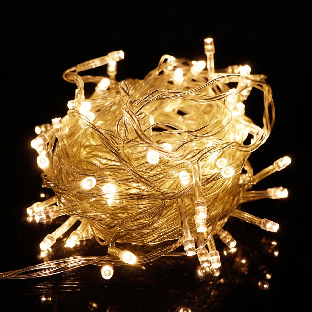 RGB светодиодная Рождественская гирлянда 10 м 20 30 40 50 м|led christmas string lights|fairy lightsstring lights