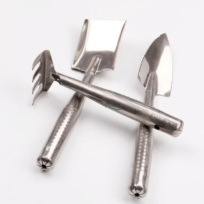 3 шт. Прочный портативный лопата из нержавеющей стали грабли Лопата садовые