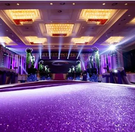 Новинка 10 м/рулон 1 2 м в ширину Блестящий Фиолетовый перламутровый свадебный