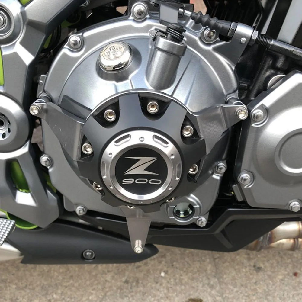 Алюминиевый защитный чехол для мотоцикла с ЧПУ Кавасаки Z900 2017 2018 черный зеленый