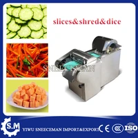 500kgh multifunctional electric cutting machine commercial shredding slicer for potato parrot vegetables
