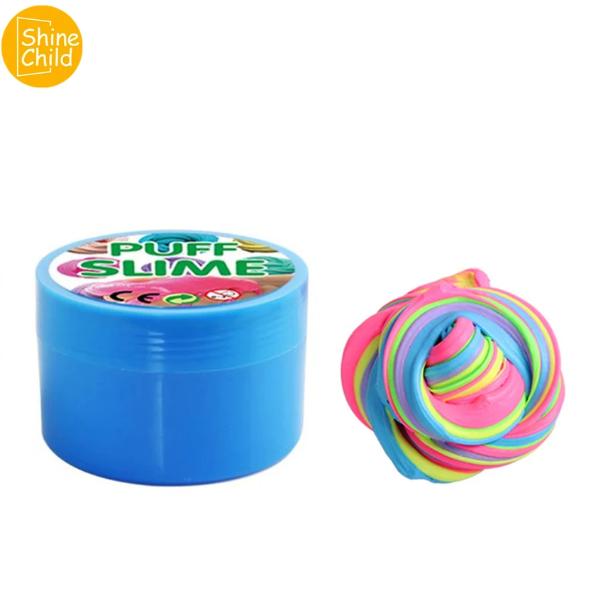100 мл Puff Slime DIY Clear Clay Charm Foam Play Slimes Maker шпатлевка пушистая ручная резинка антистресс