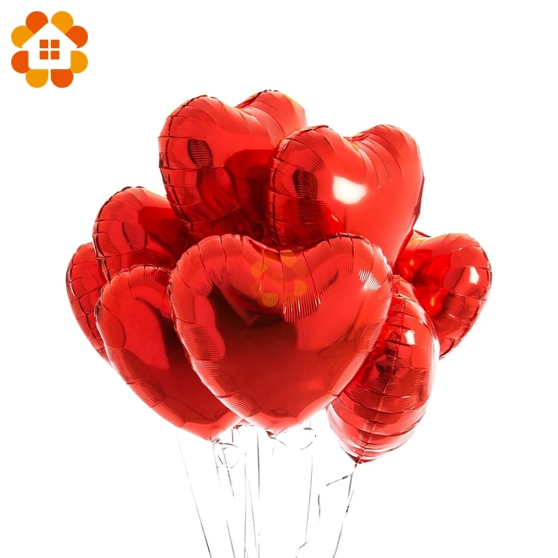 10 шт. воздушные шары в виде сердечек 18 дюймов|balloons wedding|balloon balloonballoons pink |