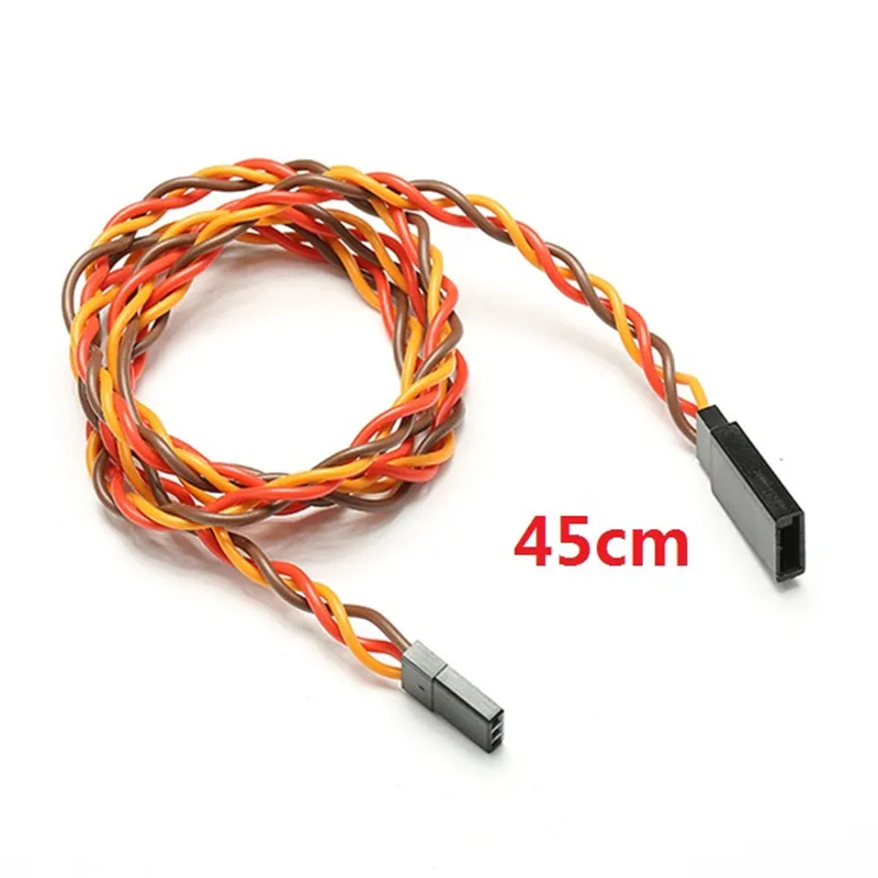 Лидер продаж 10 шт 15/30/45/60 см 22AWG 60 сердечника для Futaba JR анти-помех Servo мм, удлиняющий кабель, для RC вертолет Часть