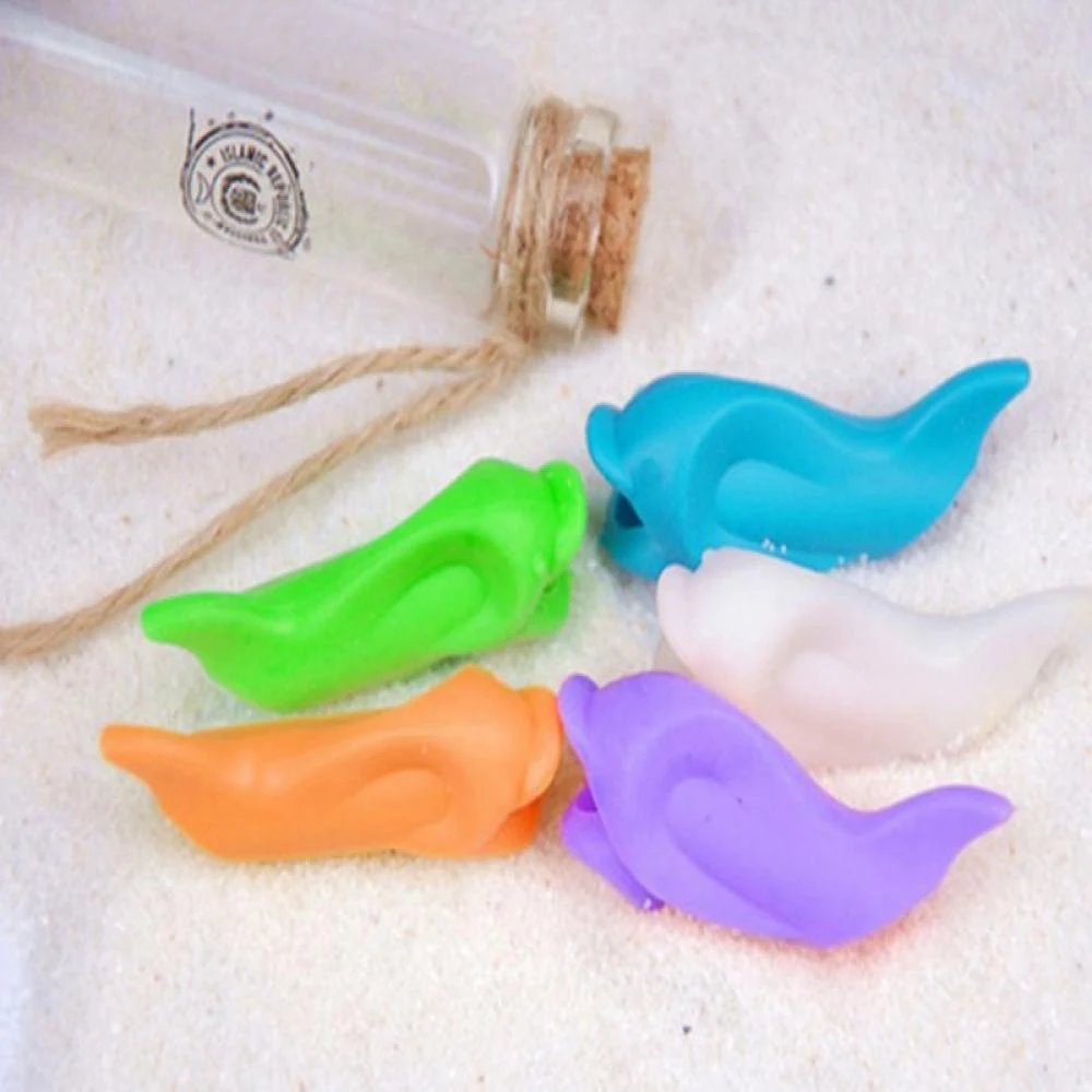 5Pcs High Quality Silicon Best Gift Dolphin Fish Style Children Pencil Students Hold Pen writing Drawing Posture Correction Y066 | Игрушки и