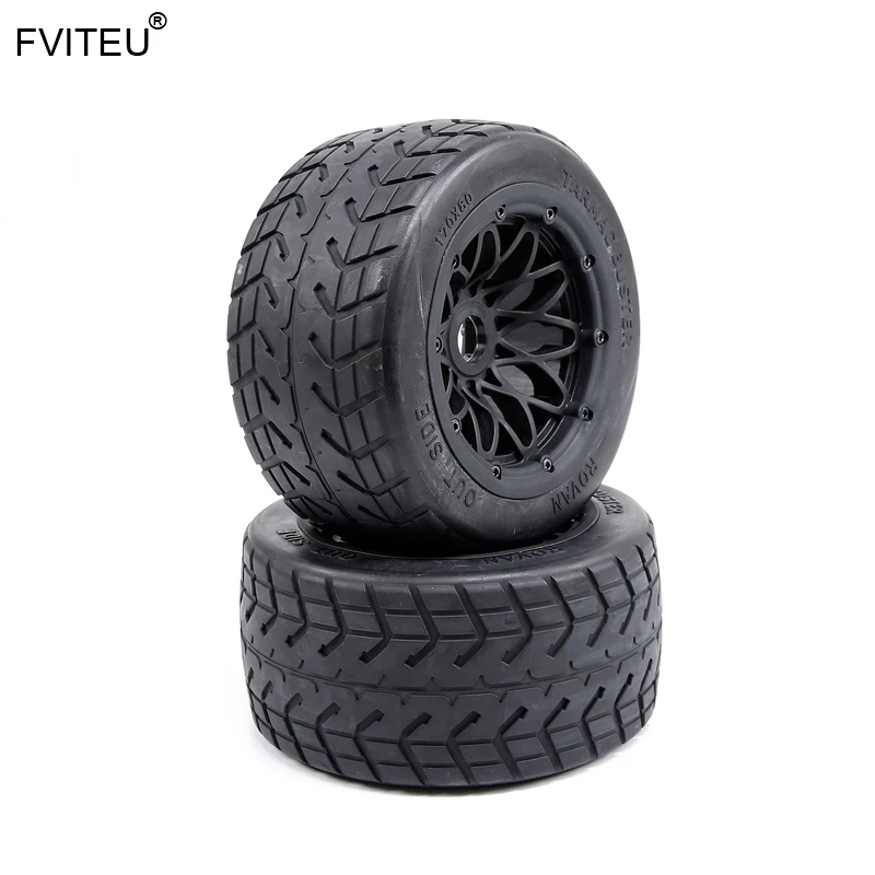 FVITEU толще Tarmac Buster On Road Wheel шины(задние) для 1/5 HPI Baja 5B ss Rovan King мотор
