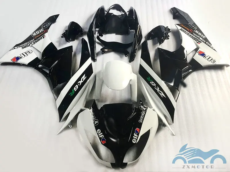 Высококачественные обтекатели для мотоциклов KAWASAKI Ninja ZX6R 2009 2010 2011 2012 спортивные