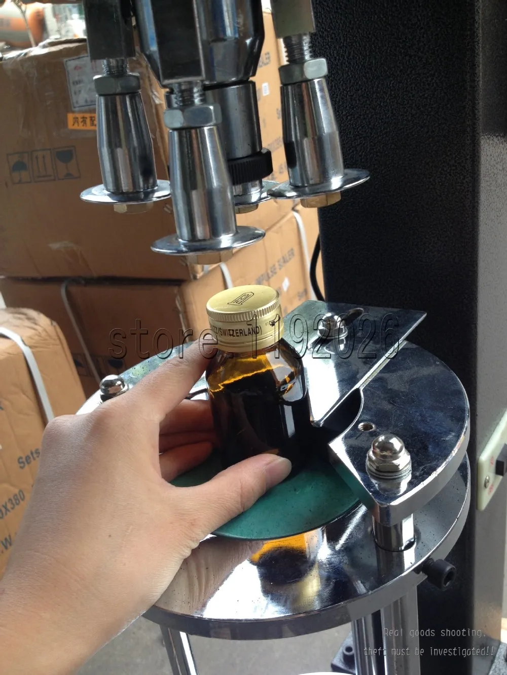 Крышка укупорка машины бутылки вина оливковое масло виски металлический