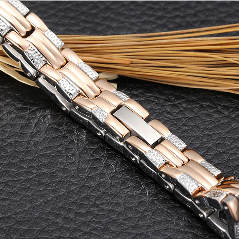 2016 модные женские браслеты из розового золота браслет нержавеющей стали большой