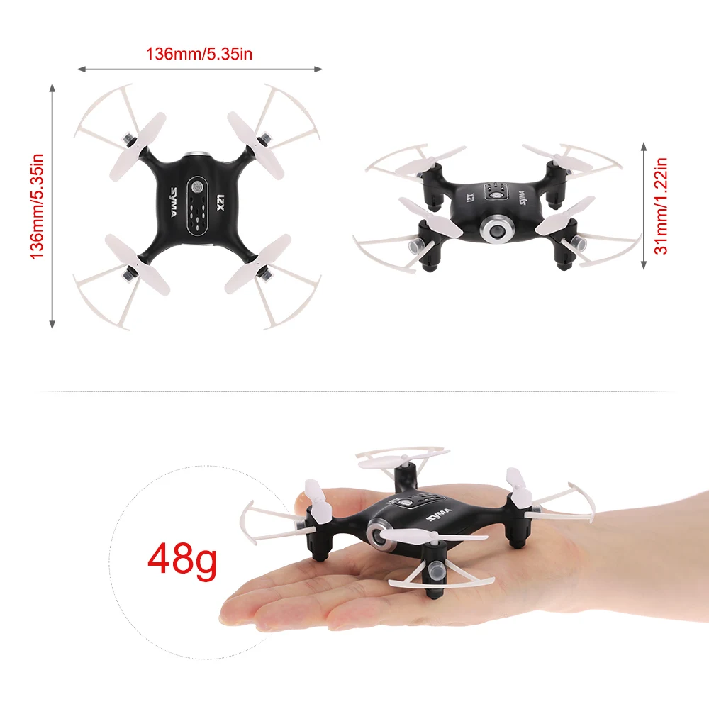 Syma X21W Wifi FPV 720 P камера Дрон с барометром установкой высоты Радиоуправляемый