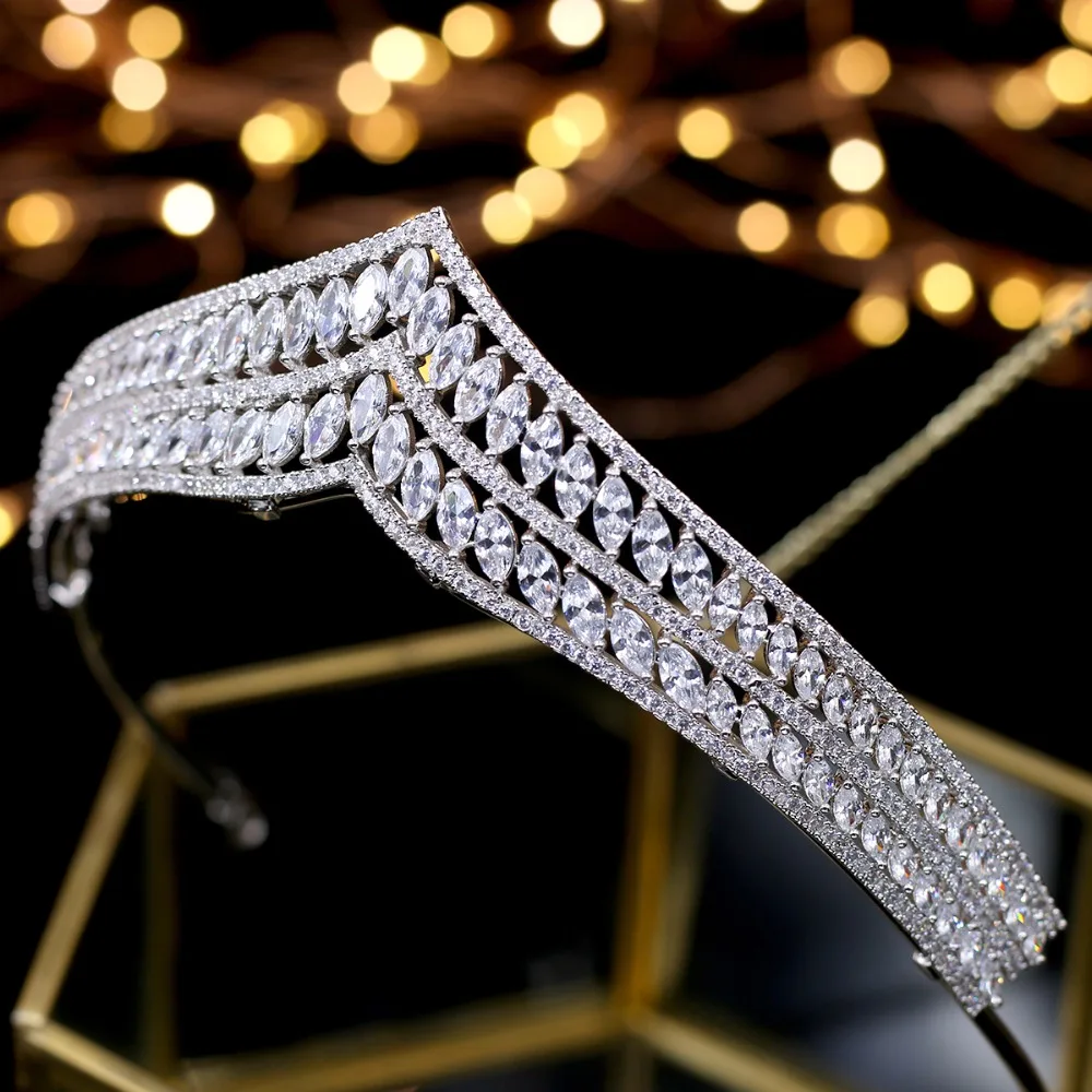 Asnora Tiaras Свадебные короны принцесса тиары невесты девушки свадебные аксессуары для волос пышный сладкий 16 праздничный аксессуар для волос