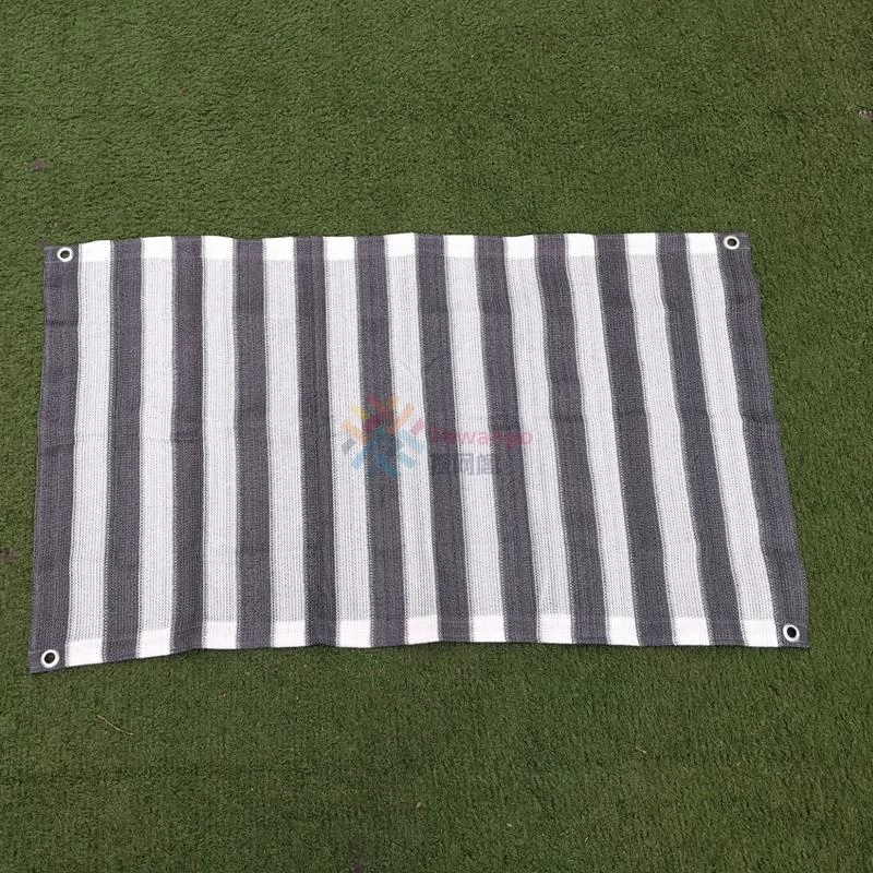 Tewango белый+ светло-серая полоса HDPE+ УФ шторы для балкона чистая домашняя суккулентная затенение на заказ уединение экран забор тени сетка